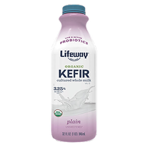 Organic Kefir Whole Milk Plain – 33.81 fl oz (1.0lt)
